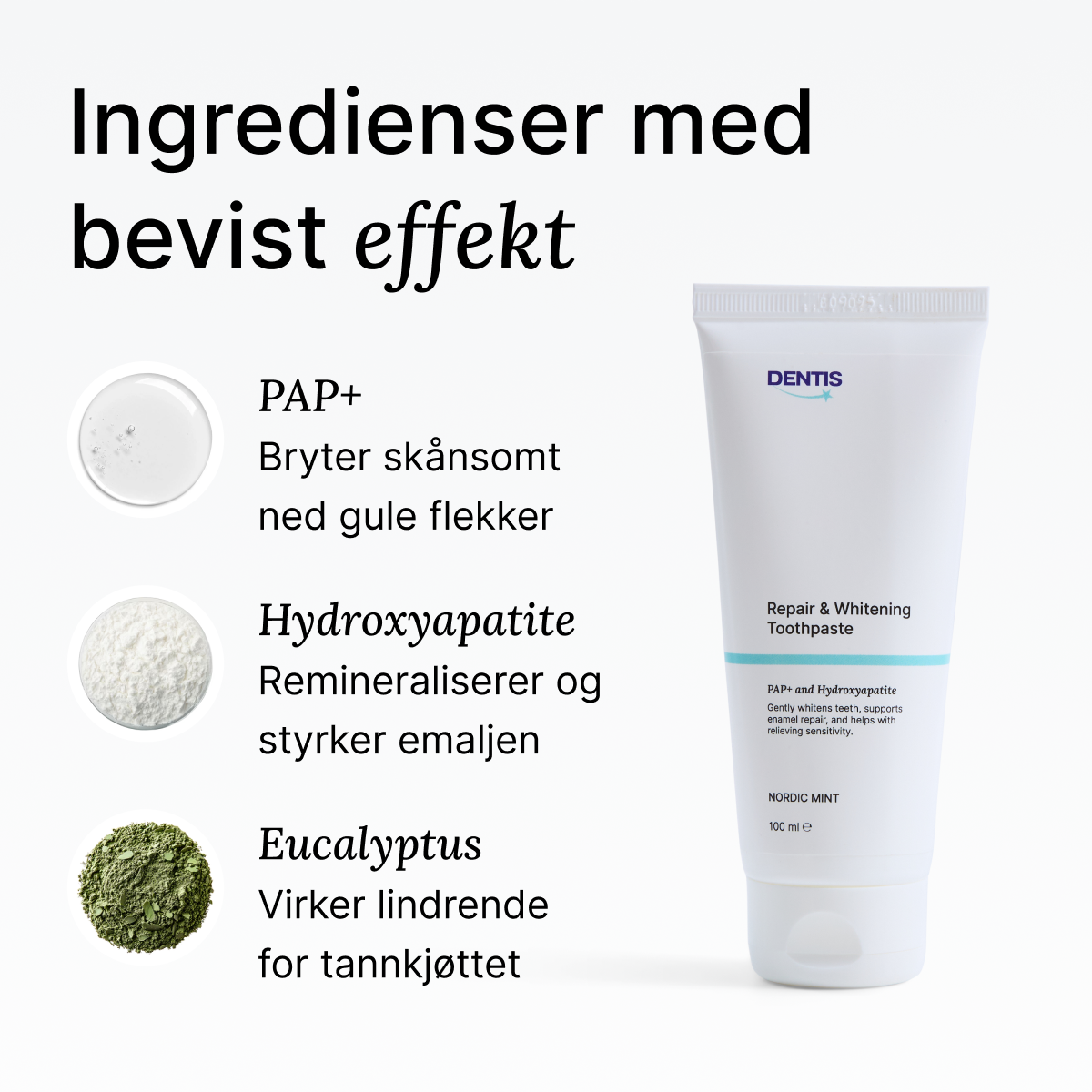Repair & Whitening Tannkrem