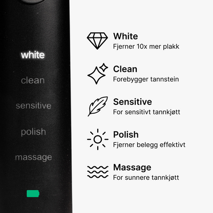 D2 Pro Sonisk Elektrisk Tannbørste